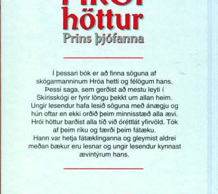 Hrói höttur prins þjófanna bakhlið