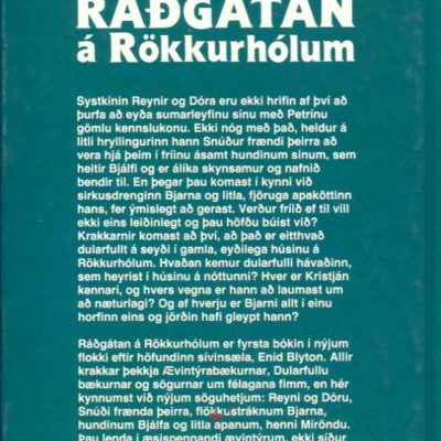 Ráðgátan á Rökkurhólum framhlið