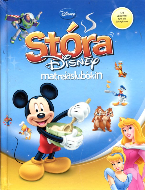 Stóra Disney matreiðslubókin forsíða