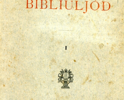 Valdimar Briem - Biblíuljóð útgáfa 1896 - I. bindi
