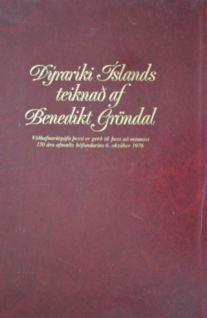 Dýraríki Íslands, teiknað af Benedikt Gröndal