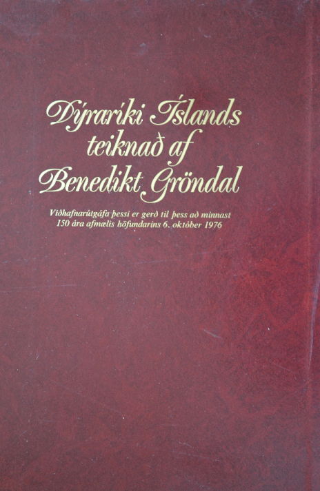 Dýraríki Íslands, teiknað af Benedikt Gröndal