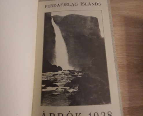erðafélag Íslands árbók 1928 kápa