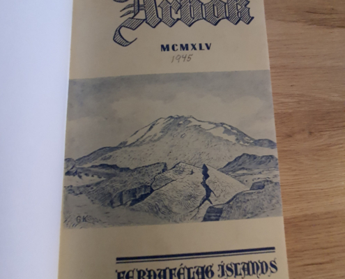 Ferðafélag Íslands árbók 1945 kápa