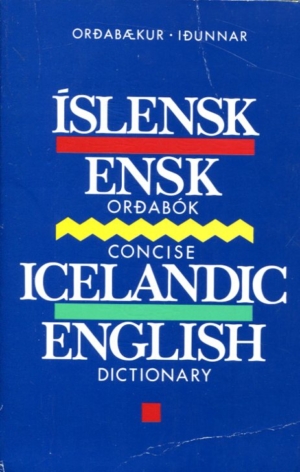 Íslensk-ensk 1989 Orðabækur Iðunnar