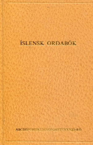 Íslensk orðabók Menningarsjóðs - Handa skólum og almenningi útgáfa 1983