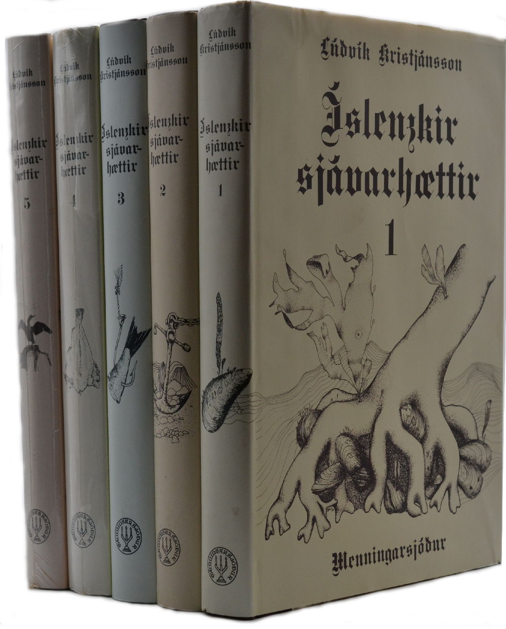 Íslenskir sjávarhættir I-V bindi - Lúðvík Kristjánsson