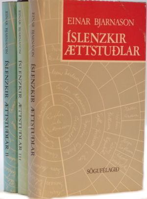 Íslenzkir ættstuðlar I-III bindi - Einar Bjarnason - Sögufélagið 1969-1972