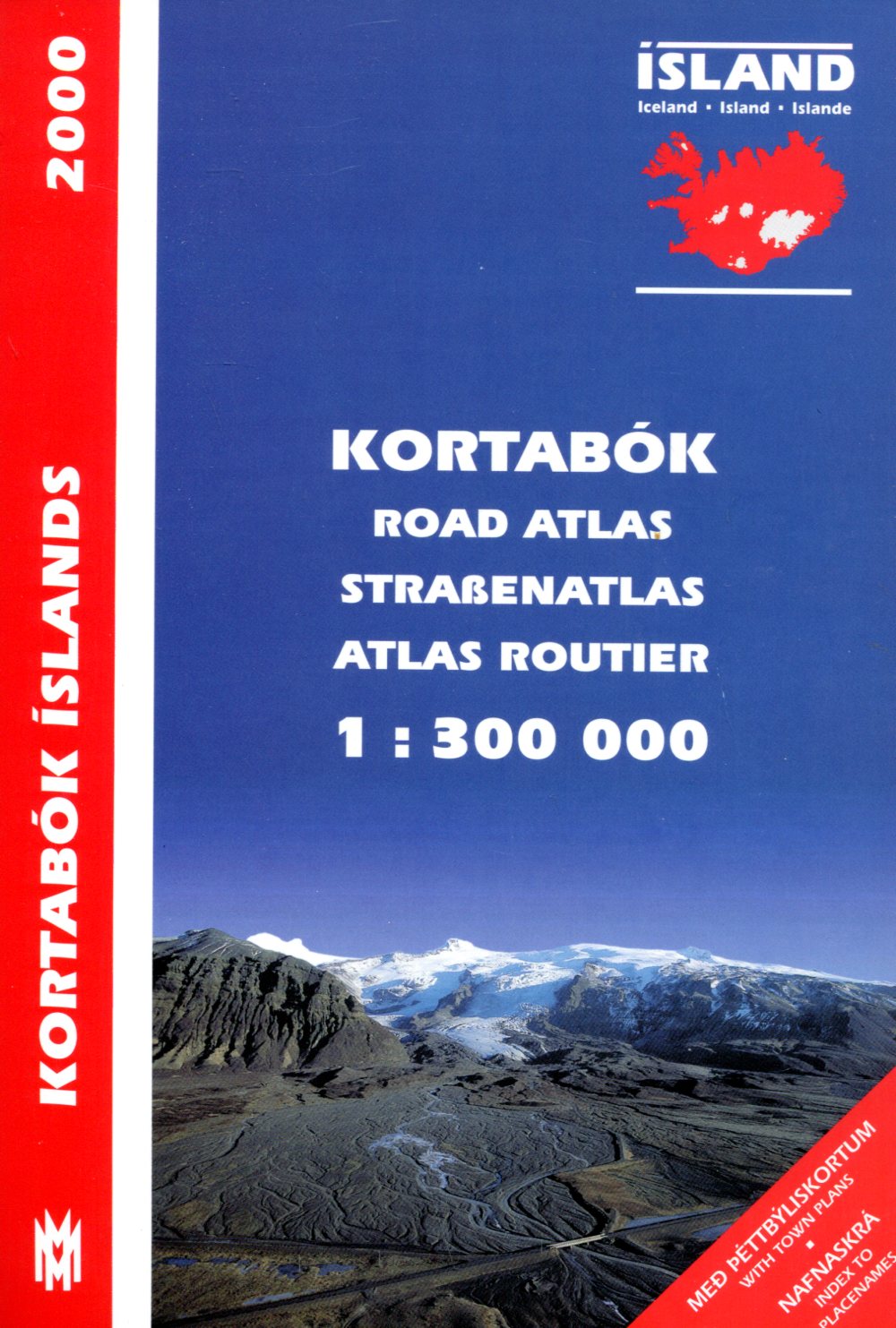 Kortabók Máls og menningar Road atlas - Mál og menning 2000