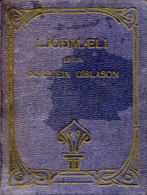 Ljóðmæli eftir Þorstein Gíslason, útgáfa 1920