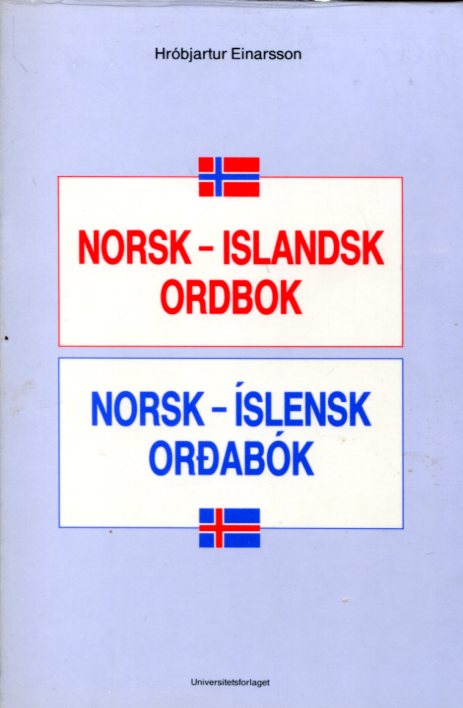 Norsk - Íslensk orðabók - Hróbjartur Einarsson