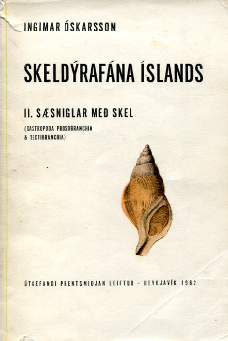 Skeldýrafáni Íslands útg 1962 - Ingimar Óskarsson