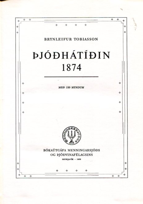 Þjóðhátíðin 1874 - Brynleifur Tobiasson