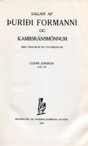 Sagan af Þuríði formanni og Kambsránsmönnum