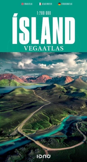 Vegaatlas, road atlas. Ísland, Iceland Scale: 1:200.000