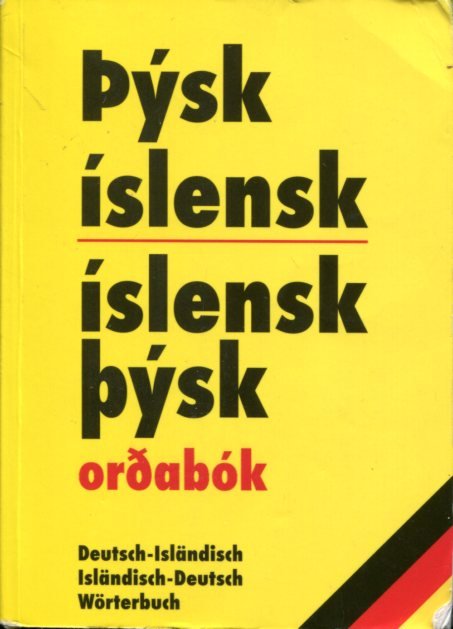 Þýsk-íslensk / íslensk-þýsk (gul)